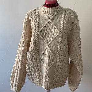 Vintage handmade grandpa sweater
